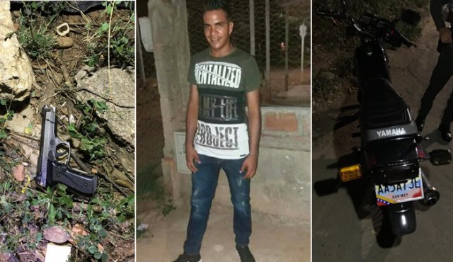 Un arma y una motocicleta venezolana serán analizadas por la Fiscalía, para esclarecer la muerte de José Luis Jaimes Ballesteros. Cortesía