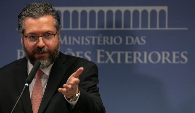 Canciller brasileño, Ernesto Araújo. AFP