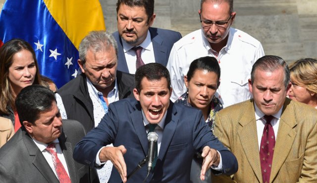Presidente encargado de Venezuela, Juan Guaidó. AFP