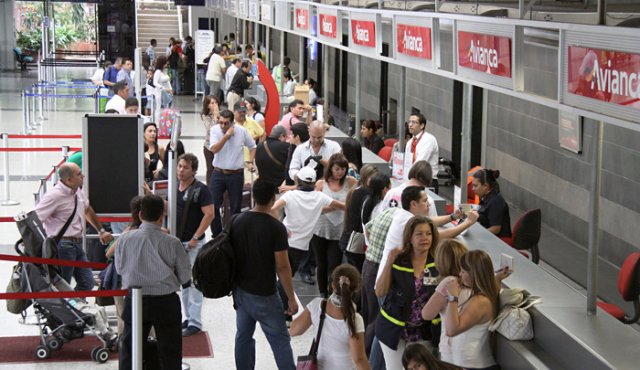 El comportamiento positivo en el tráfico de pasajeros se viene presentando desde septiembre del año pasado. Desde agosto de 2015 el aeropuerto no mantenía incrementos superiores al 10%. Archivo