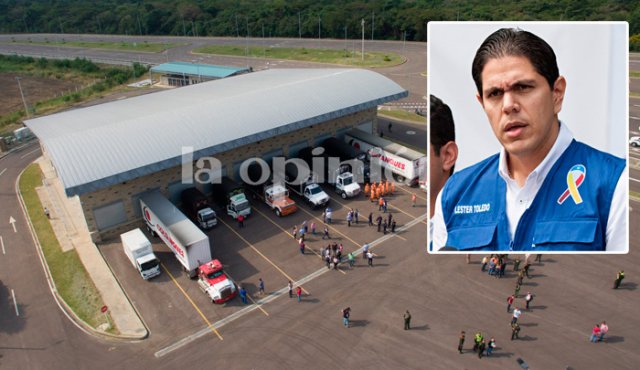 Los insumos para más de 10 mil venezolanos se encuentran en el centro de acopio del puente internacional Tienditas. Juan Pablo Cohen