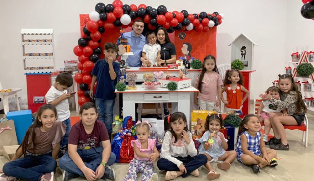 La fiesta se realizó en Megaland. Juan Pablo Cohen