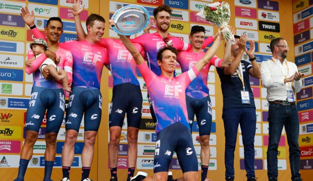 Rigoberto Urán gabó la primera etapa del Tour Colombia 2.1. Colprensa