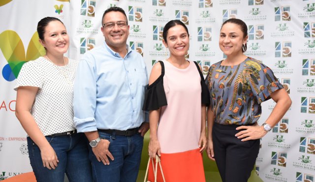 Leidy Ortiz, Mauricio Sotelo, Lina María Garcés y Adriana Toro. Cortesía