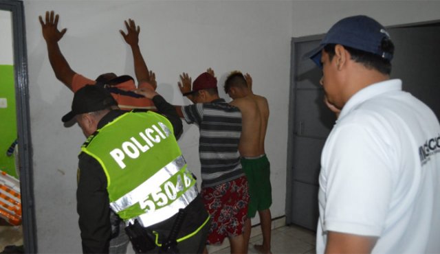 Fueron registrados 23 sitios de hospedaje e impusieron la medida de suspensión temporal de la actividad comercial a siete lugares. Policía Nacional