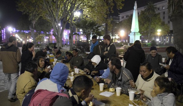 En la periferia de Buenos Aires, el índice de pobreza subió hasta el 41,1 %. Solo en 2018, 750.000 personas se sumaron al sector de la pobreza. Archivo