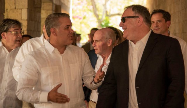 La conversación se dio después de que el presidente de los Estados Unidos asegurara que desde que el presidente Duque asumió su cargo, del país ha salido más droga que antes. Colprensa