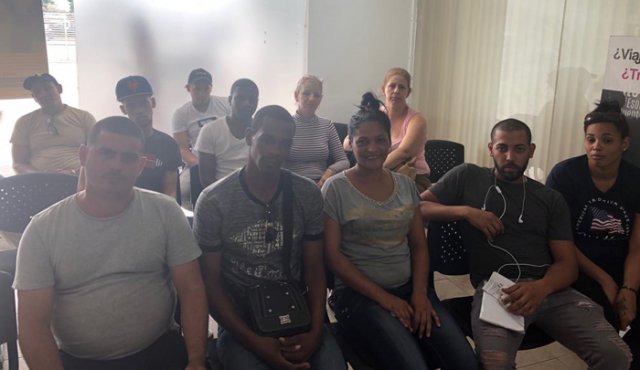 Los cubanos presentaron un carnet de Acnur de Trinidad y Tobago que los identificaba como refugiados.
Cortesía