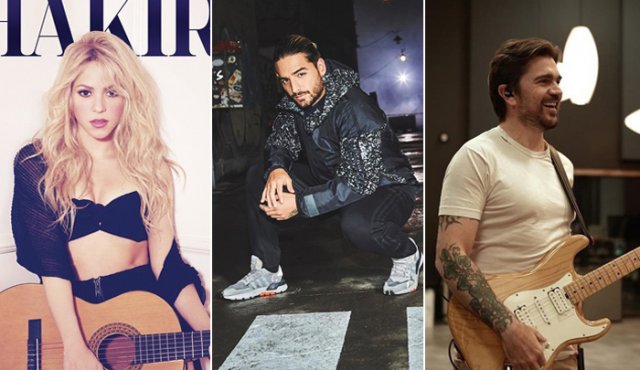 Shakira, Maluma y Juanes son quienes tienen más seguidores. Internet