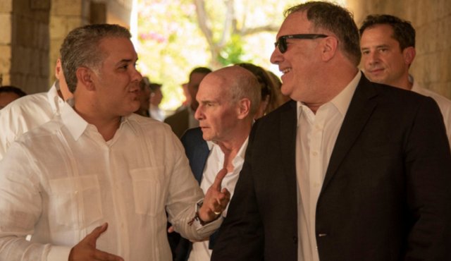 El presidente Duque (izquierda) y Mike Pompeo (derecha) vistan este domingo Cúcuta y Villa del Rosario. Colprensa