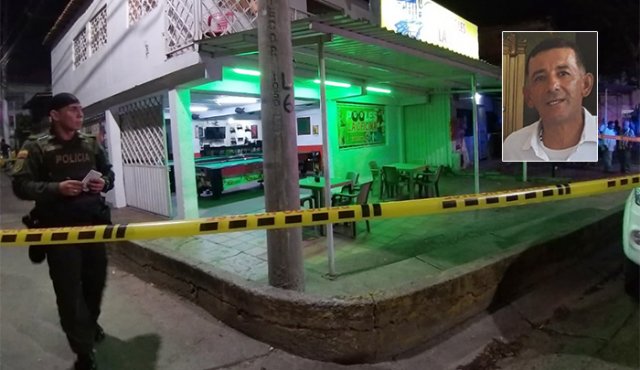 El hombre fue asesinado la noche del martes mientras jugaba un chico de billar en un establecimiento ubicado en la avenida Las Américas. Cortesía