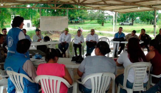 Caño Indio es uno de los puntos en que se concentraron los exguerrilleros desmovilizados de las antiguas Fuerzas Armadas Revolucionarias de Colombia (Farc) que firmaron la paz con el Gobierno. Archivo