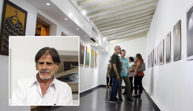 En dos salas de exposición del Museo Norte de Santander y Ciudad de Cúcuta se expone la obra del pamplonés Guillermo Maldonado Pérez. Mario Caicedo
