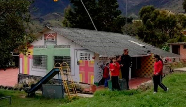 Escuela de la vereda La Chíchira. Cortesía