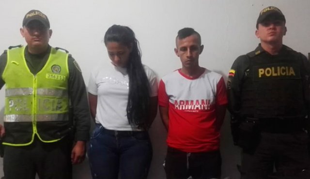Carolina Esparragoza Rodríguez y Gerson Stiven Botello Osorio. Policía Nacional