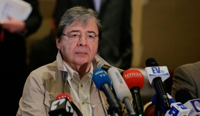 Canciller de Colombia, Carlos Holmes Trujillo. Colprensa
