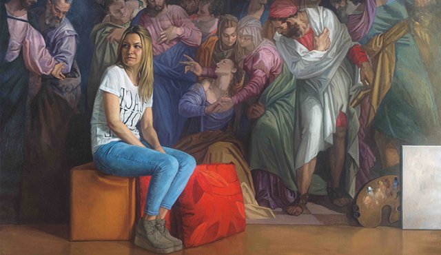 Seis pinturas de gran formato expone el pintor colombiano Darío Ortíz. Él, empezó a exponer a temprana edad y ha participado en exposiciones en museos de Asia, América y Europa. Colprensa