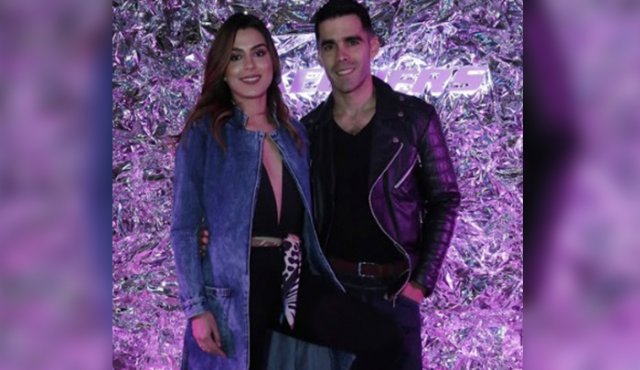 La ex señorita Colombia, Lucía Aldana y su esposo el actor cucuteño Pedro Pallares. Cortesía
