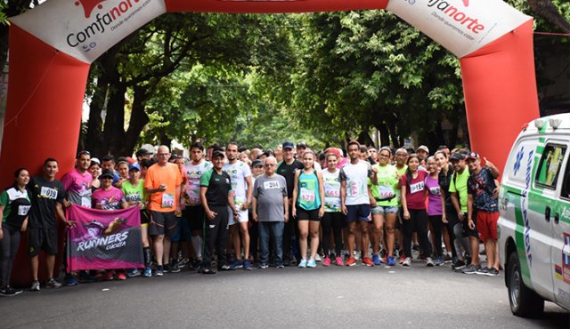 Más de 280 participantes se unieron a la carrera. Cortesía