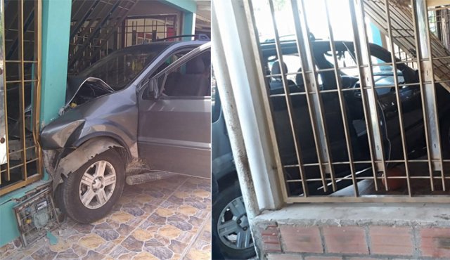 El joven conducía ebrio una camioneta Eco Sport, de placas AB606HJ. Cortesía