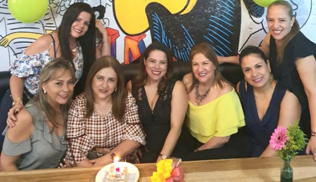 Alix Contreras, Adriana Lugo, María Eugenia Blanco, Janeth Gutiérrez, María Oballos,Carolina Gutiérrez y Rocío Gutiérrez. Cortesía