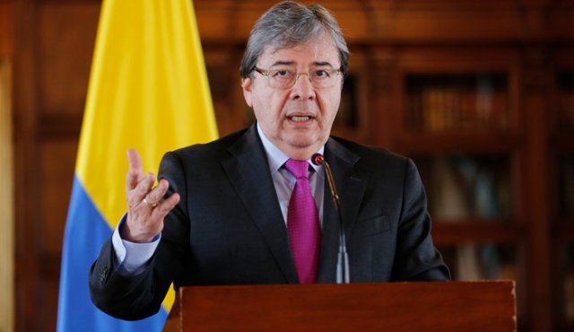 Canciller colombiano, Carlos Holmes Trujillo. Colprensa