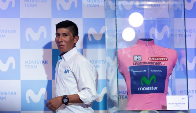 En su cita habitual de cada año, antes de desplazarse a Europa, el boyacense se mostró alegre y tranquilo por una nueva oportunidad de ir en busca del Tour. Colprensa