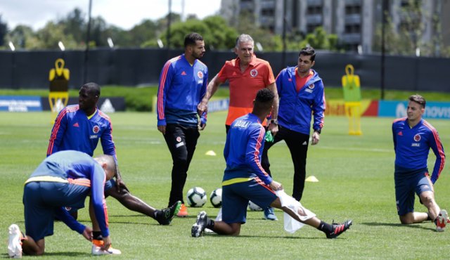 La Selección Colombia continúa su concentración para preparar la Copa América de Brasil. Colprensa