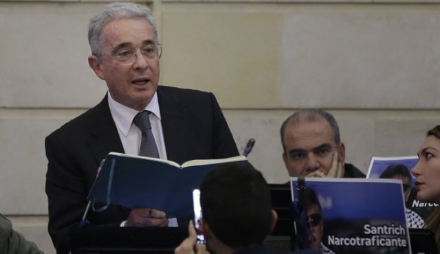 Senador Álvaro Uribe Vélez.
Colprensa