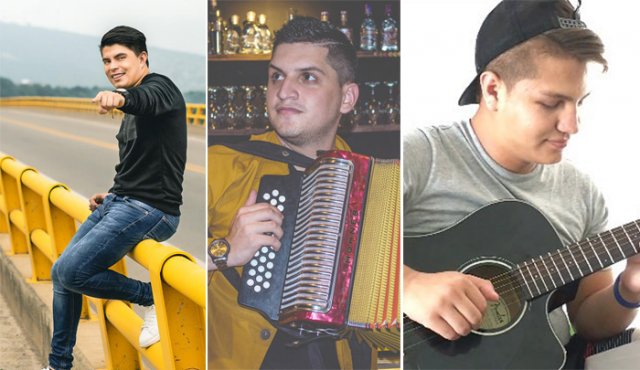 Rafa Blanco, José Santiago e Iván Ortega. Cortesía