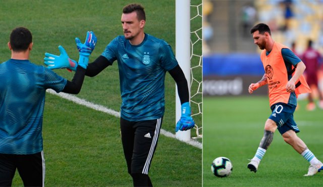El duelo más atractivo de las semifinales se vivirá mañana entre Brasil y Argentina. AFP