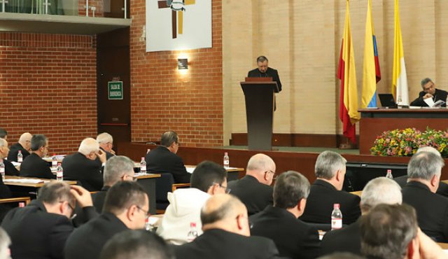 CVIII asamblea de obispos de la Conferencia Episcopal del país, desarrollada en Bogotá. Colprensa