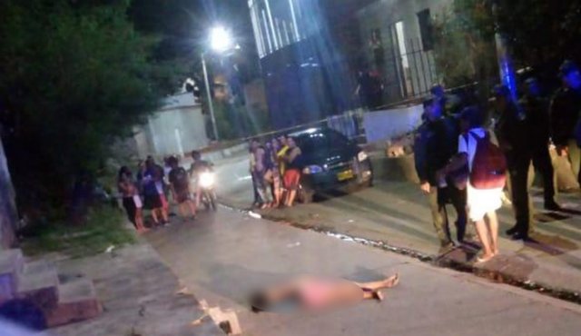 Vecinos de Cuberos Niño denuncian que las 24 horas del día se pasean drogadictos por la zona, ante la mirada pasiva de las autoridades. Cortesía
