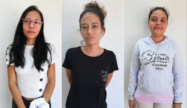 Yurley Tatiana Puerto Medina, de 32; Andrea Puerto Medina, de 26 años; y Candy Katherine Tarazona, de 24. Cortesía para La Opinión