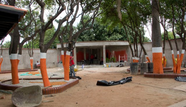 Así van los trabajos en este parque de Villa del Rosario. Alfredo Estévez
