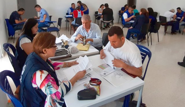 Para la toma de declaraciones los afectados deben llevar documentos que soporten el hecho victimizante. Durante la jornada se aclararon dudas en torno al proceso de inscripción en el Registro Único de Víctimas Cortesía