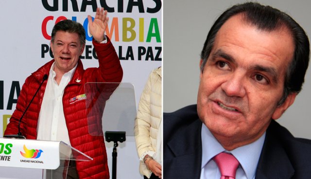 Juan Manuel Santos y Óscar Iván Zuluaga. Colprensa