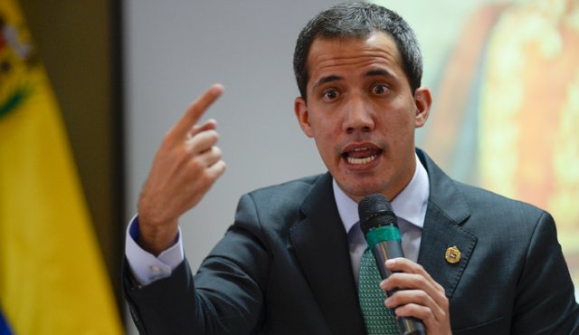 Juan Guaidó, reconocido como presidente encargado de Venezuela por medio centenar de países. AFP