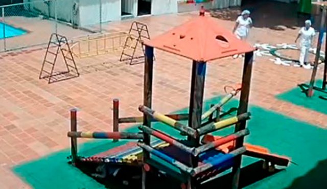 En el Hogar Infantil El Porvenir, en Cúcuta. captura de video