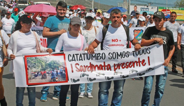 Los docentes del Catatumbo protestaron para exigir al Gobierno nacional una respuesta sobre el concurso.
Archivo