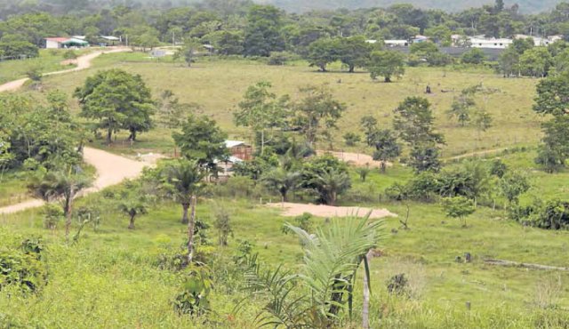 Vista general del ETCR de Caño Indio. Durante la semana, en él solo permanecen algunas mujeres. La mayoría de los hombres salen a trabajar. Mario Franco