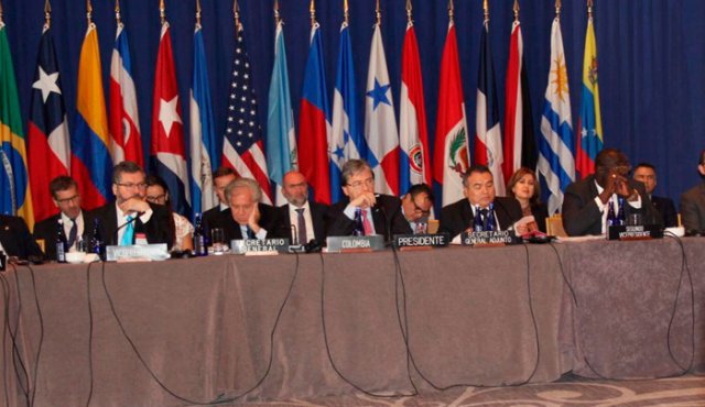 Reunión de cancilleres alrededor del Tratado Interamericano de Asistencia Recíproca (TIAR) que se adelanta en New York, Estados Unidos. Colprensa