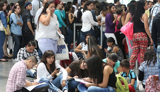 Según el DANE, en agosto de 2019, la tasa de desempleo en el total de las 13 ciudades y áreas metropolitanas fue 11,4%, lo que representó un aumento de 1,3 puntos porcentuales en comparación con agosto de 2018 (10,1%). Colprensa