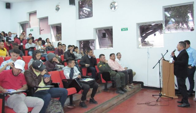 Este ejercicio hace parte de los ciclos de diálogo académicos que se realizan a nivel nacional en los centros de educación superior. Cortesía