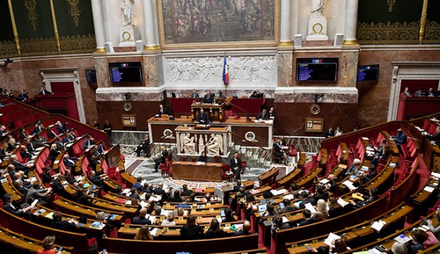 La Asamblea Nacional del país durante un debate este lunes sobre las políticas de migración en el país. AFP