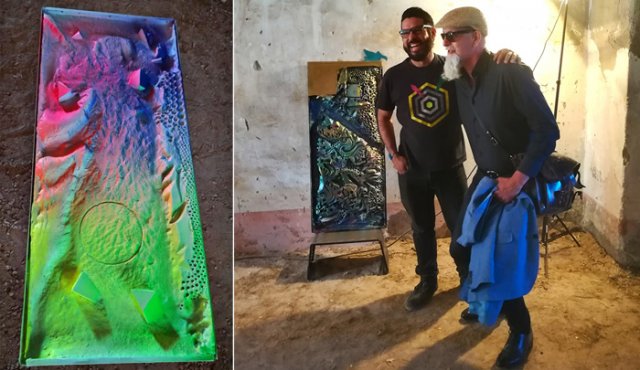 Rojas es maestro en artes plásticas de la Universidad Nacional. Cortesía