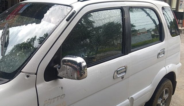 La camioneta recibió ocho impactos de bala. La Policía de Norte de Santander investiga el hecho. Cortesía