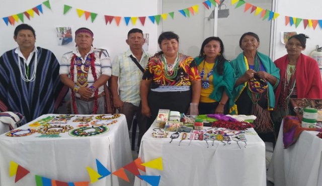 Representantes de los inga se reunieron para mostrarle a comunidad universitaria y a la ciudadanía en general la importancia de cada elemento que a simple vista es una pieza atractiva por sus colores, pero esconde una tradición y un patrimonio que ha pasado por generaciones. Kevin Beltrán/La Opinión