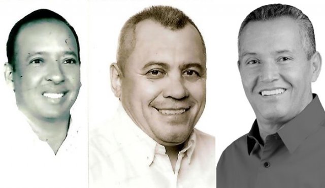 Juan Yenid Suárez, Eugenio Rangel Manrique y Carlos Julio Socha.
Archivo