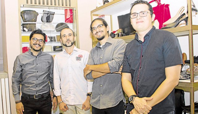 Víctor Garavito Durán, Alex Brahim, Karlomagno Lugo y Willer Useche. Alfredo Estévez/La Opinión